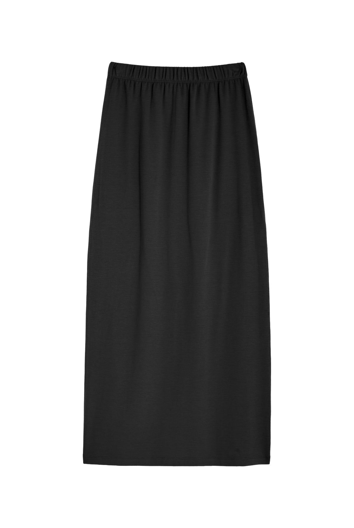 Jupe longue en maille 100% COTON BIO - Noir