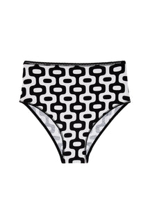 Culotte Taille Haute Coton BIO - Copacabana Noir