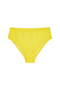 Culotte Taille Haute Tulle - Jaune