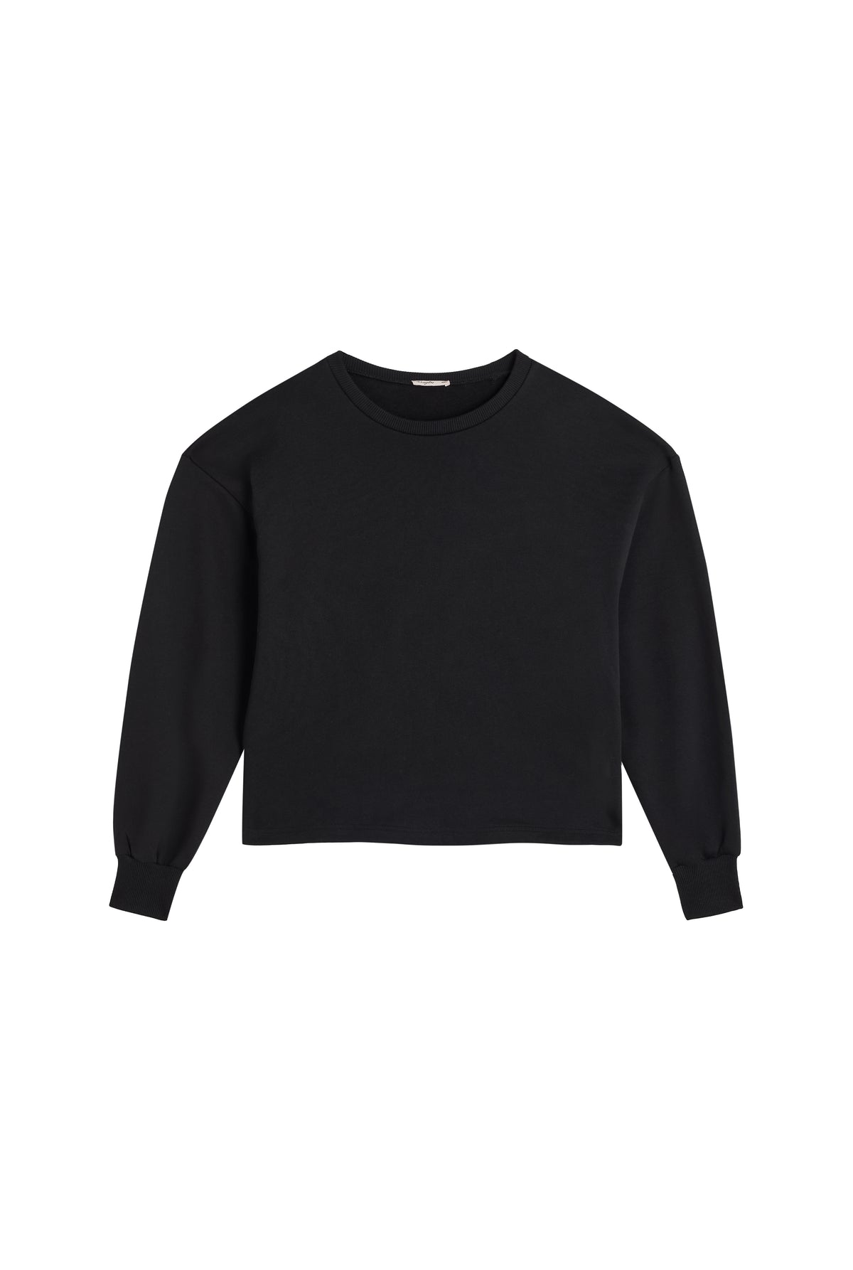100% Cotton Sweatshirt - Black