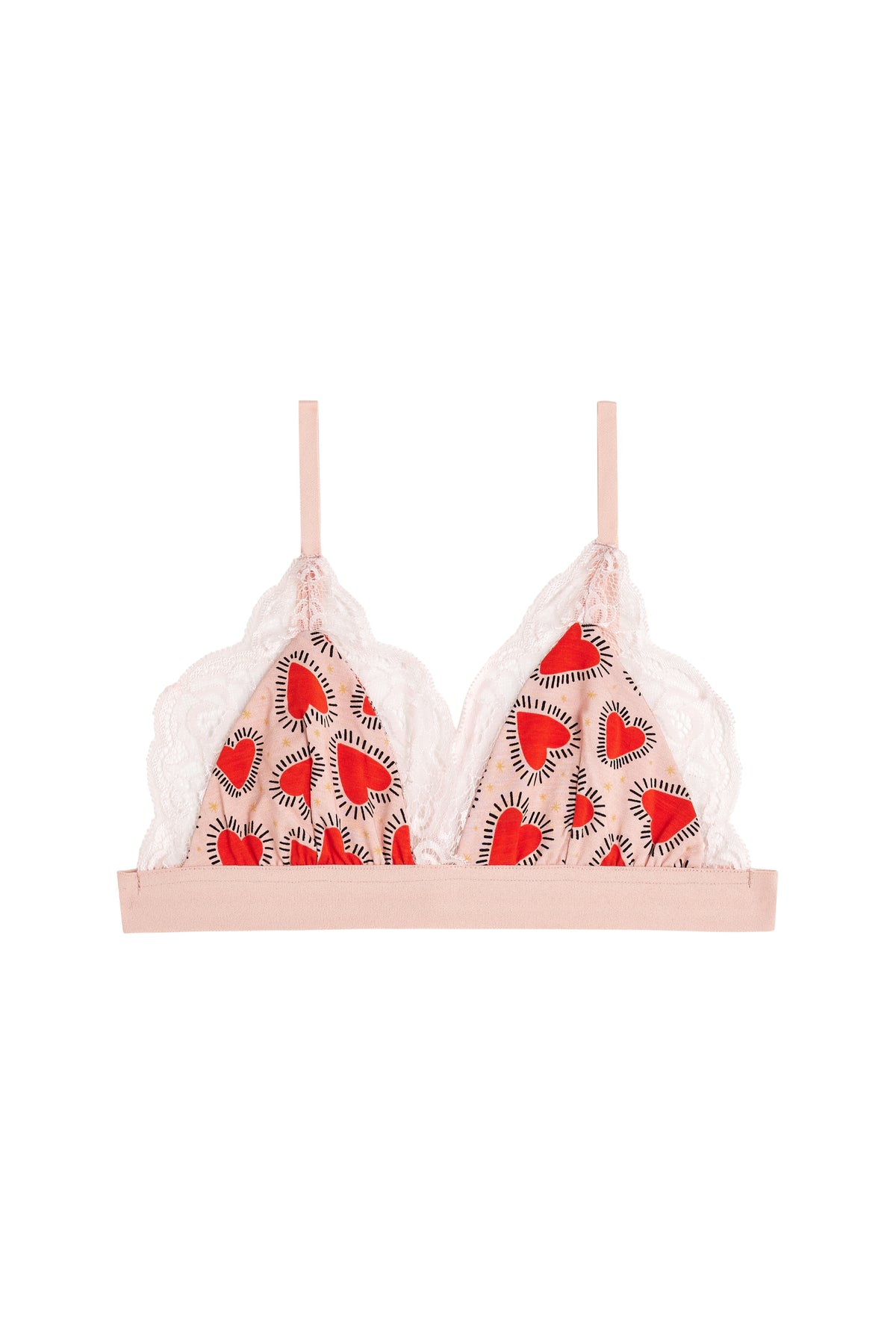 Brassière Bi-matière - Habibi Rose