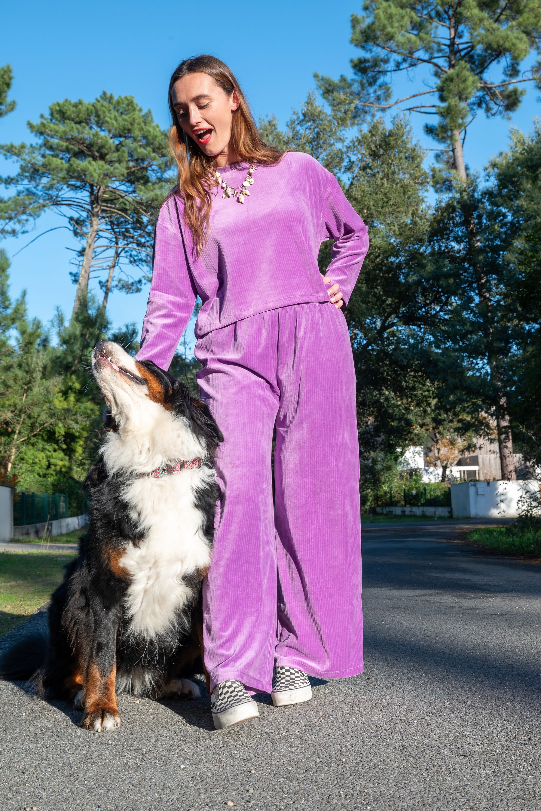 Lorea mesure 1m74, elle fait du 38 et porte une taille M