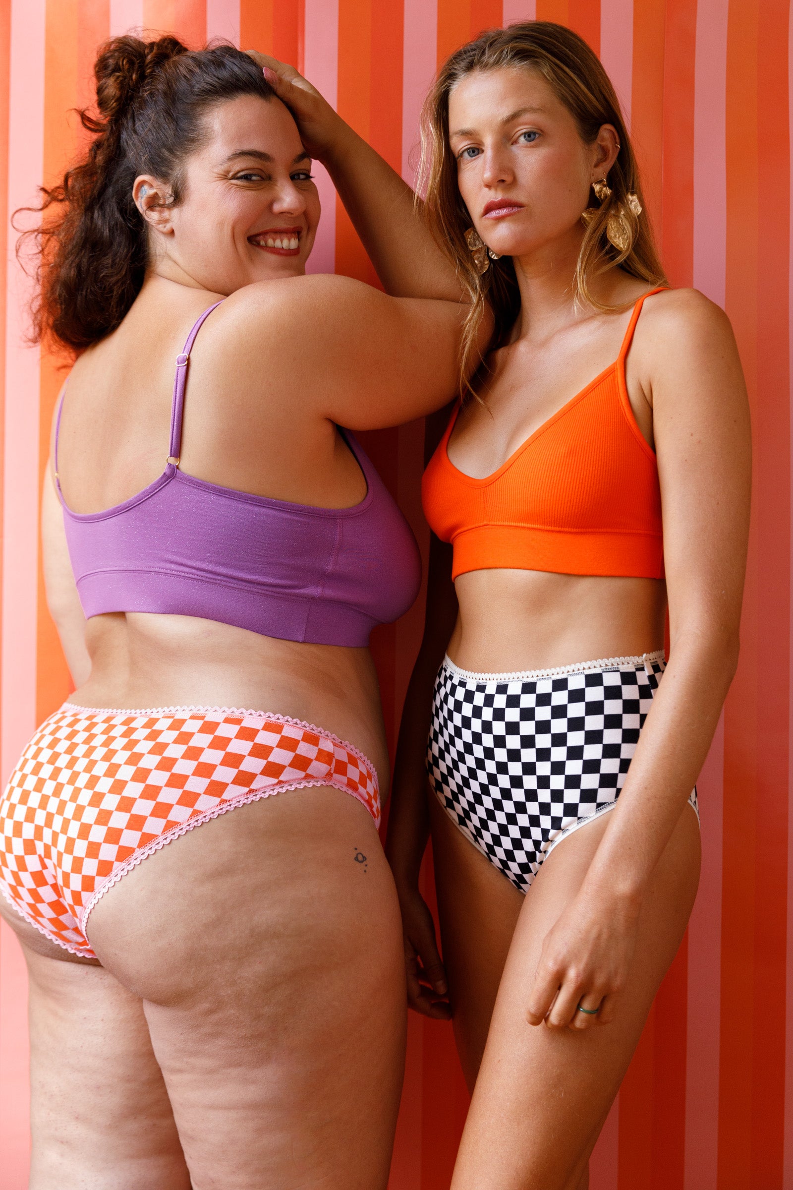 Brassière Coton BIO - Paillettes Violet