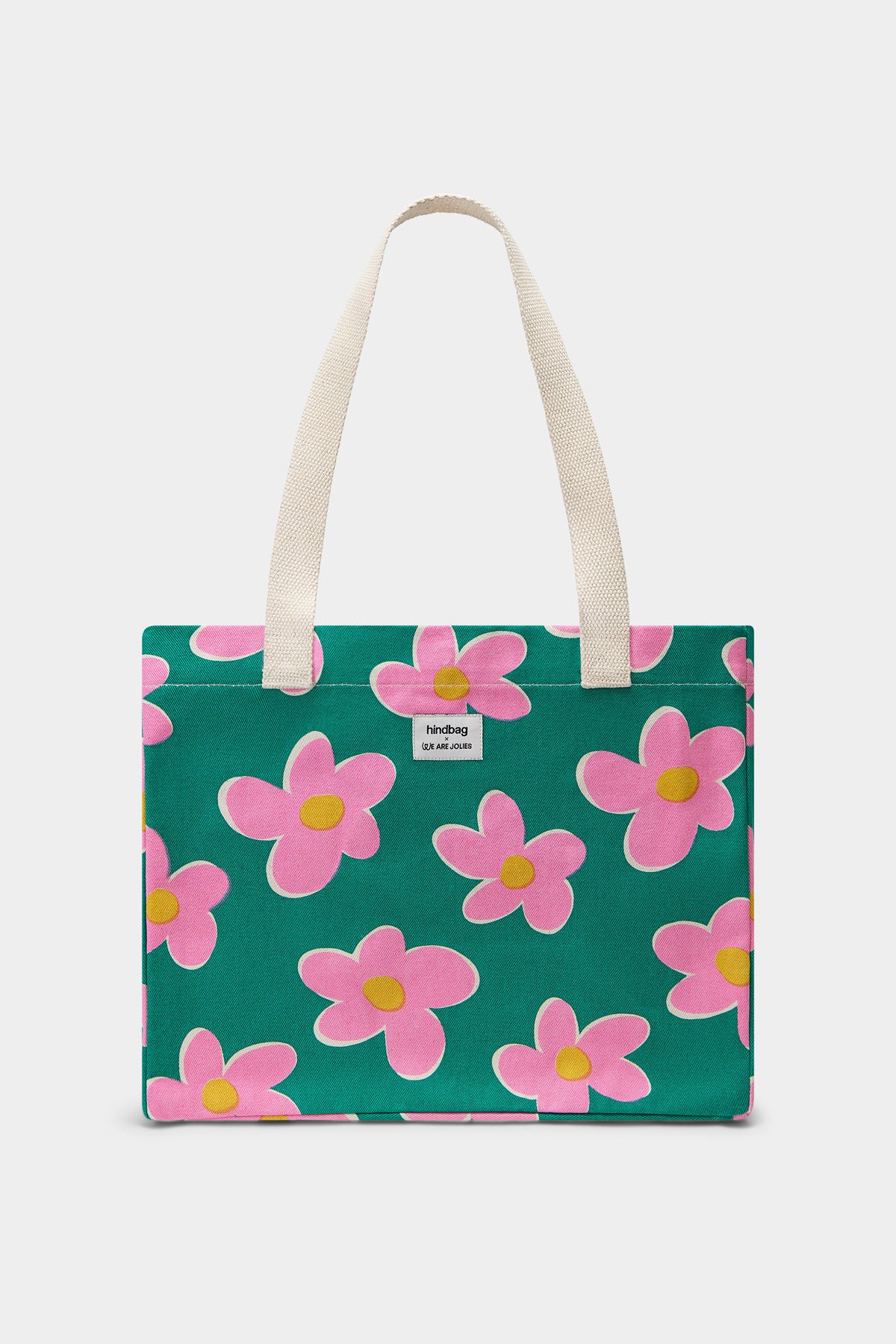 Claude WAJ x Hindbag Tote Bag - Big Flowers
