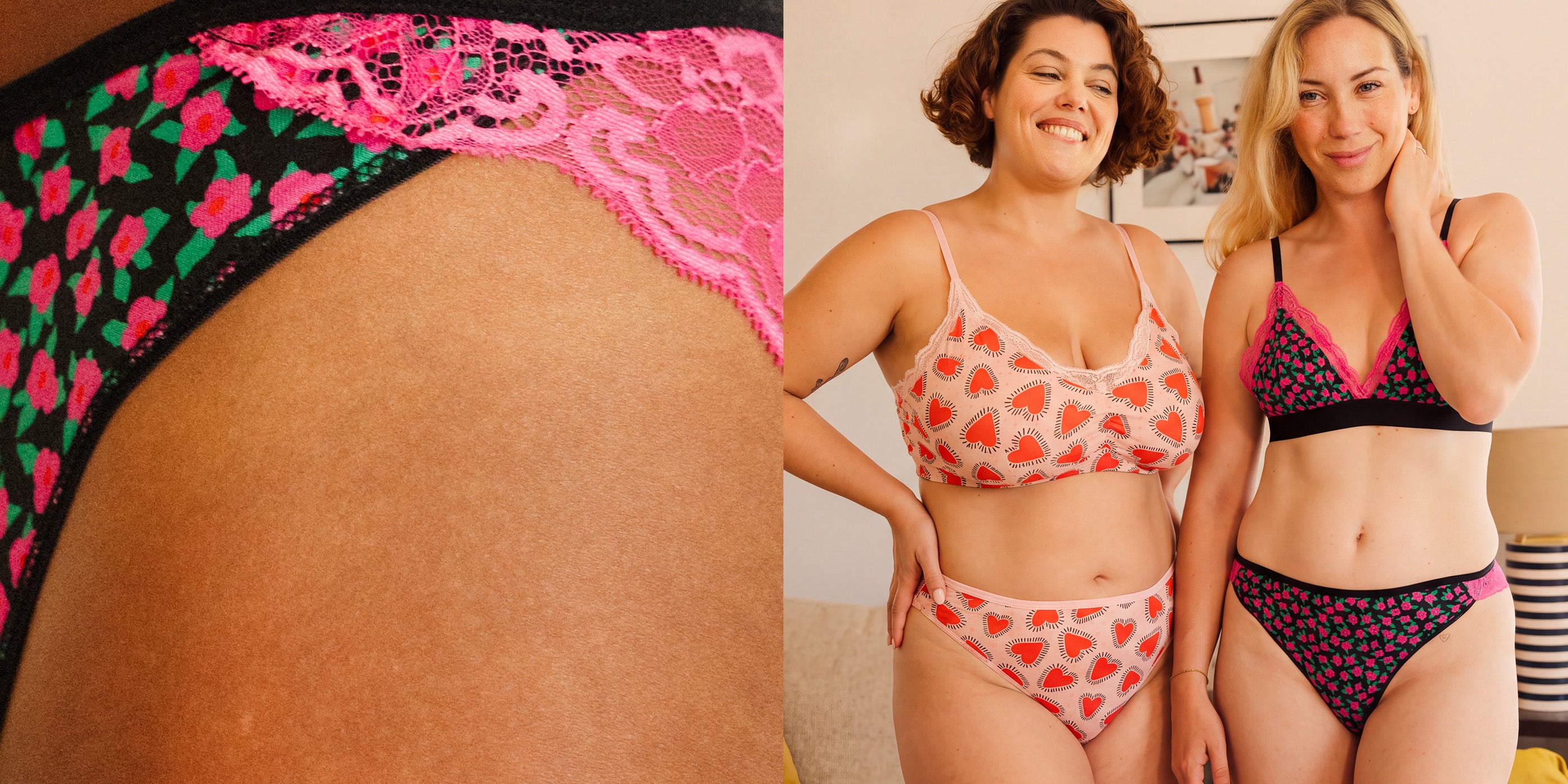 Terracotta lingerie sexy Bi-matière
