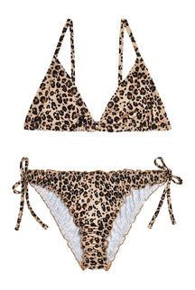 Maillot 2 pièces Triangle - Léopard