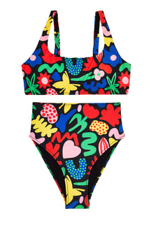 Maillot 2 pièces - Colorama Noir