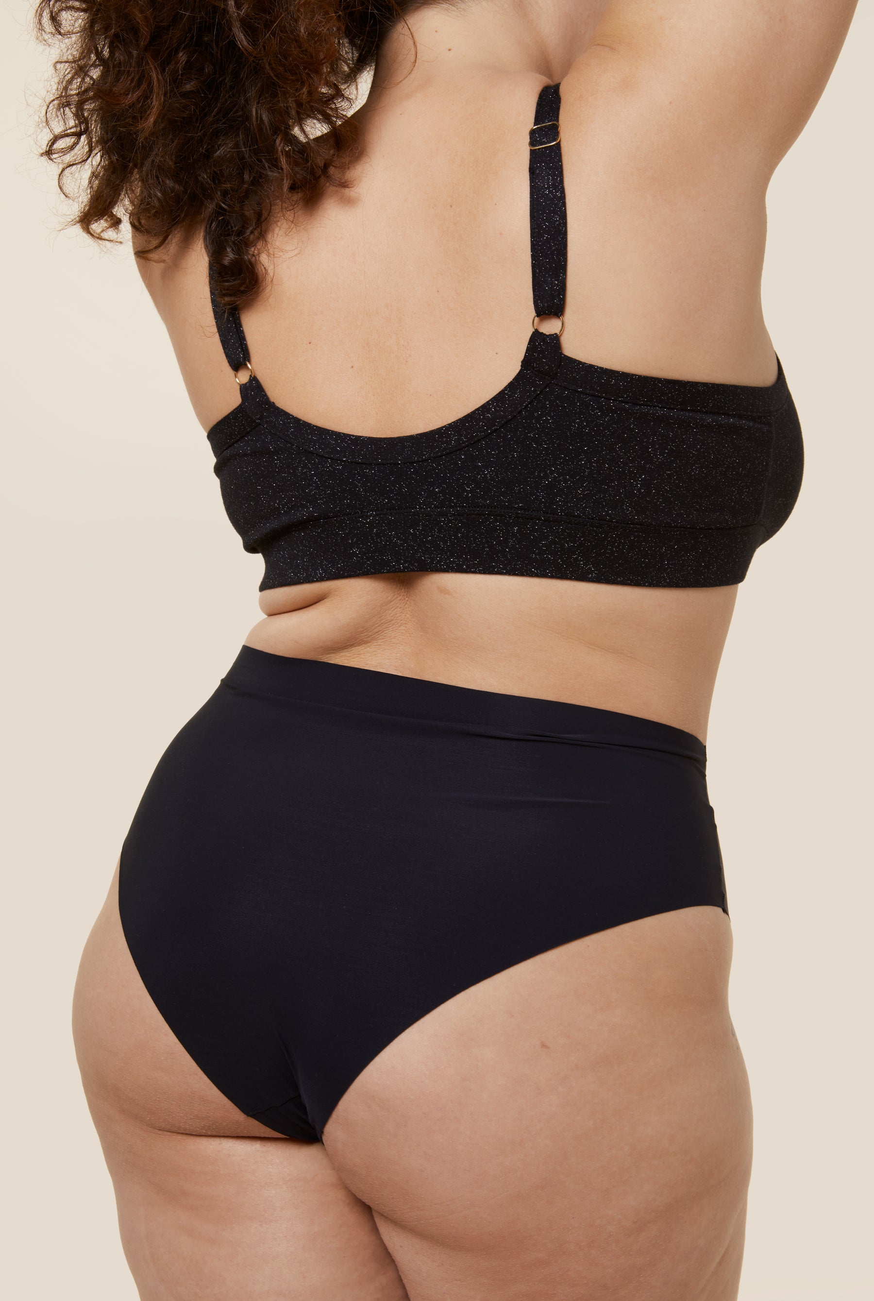 Culotte taille haute Sans Couture - Noire - Culottes Femme - We Are Jolies