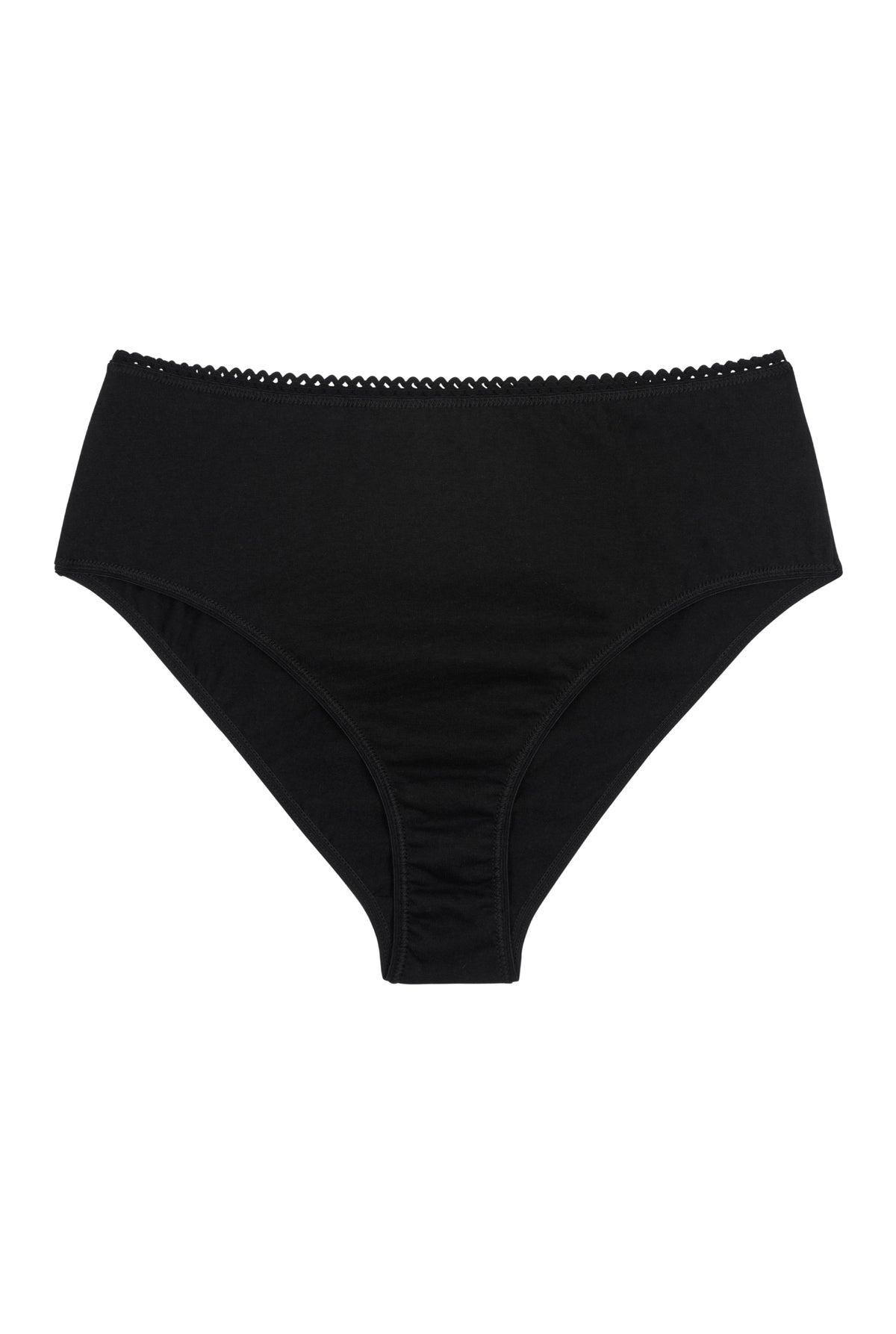 Culotte Taille Haute Coton BIO - Pirate Black - Culottes Femme - We Are Jolies