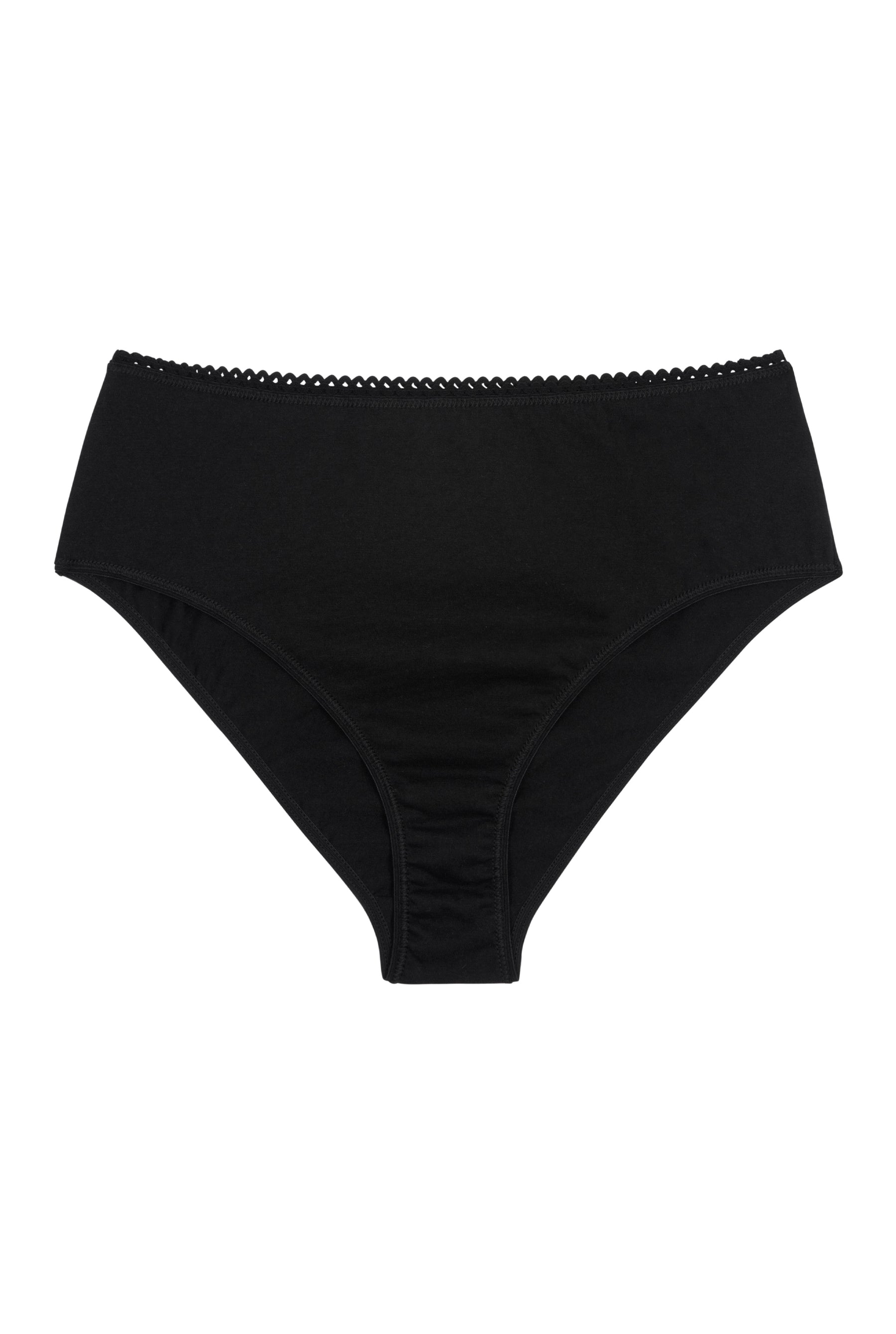 Culotte Taille Haute Coton BIO - Pirate Black - Culottes Femme - We Are Jolies