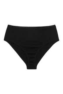 Culotte Taille Haute Coton BIO - Pirate Black - Culottes Femme - We Are Jolies