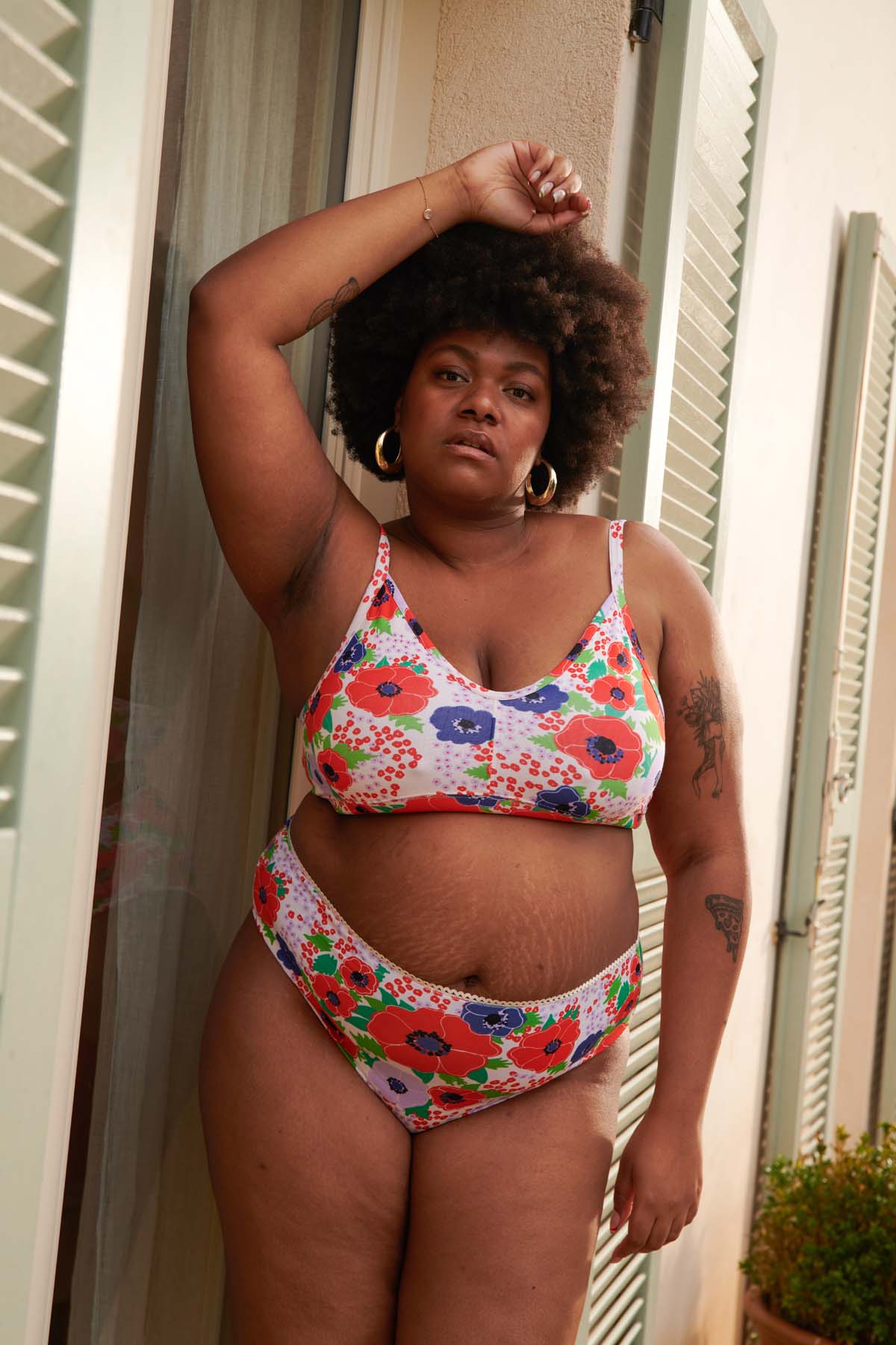 Brassière Coton BIO - Poppies