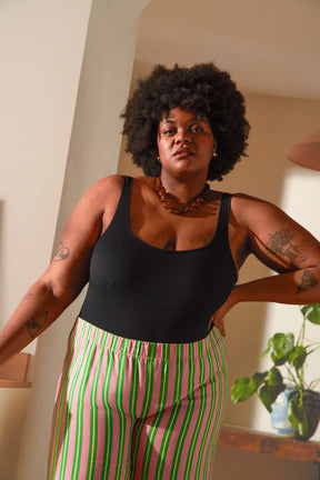 Marie-Charles fait du 38 et porte une taille M