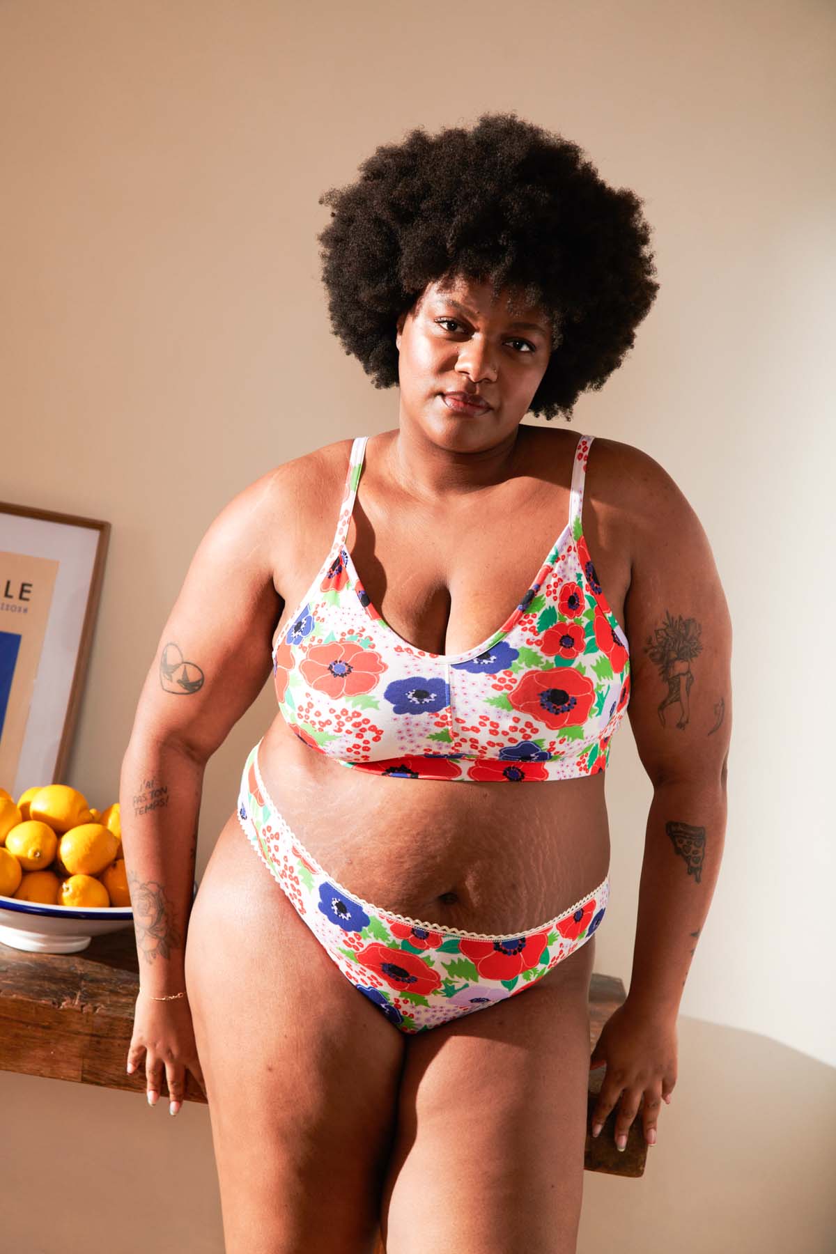 Tiffany  fait du 105E et porte une taille 3XL