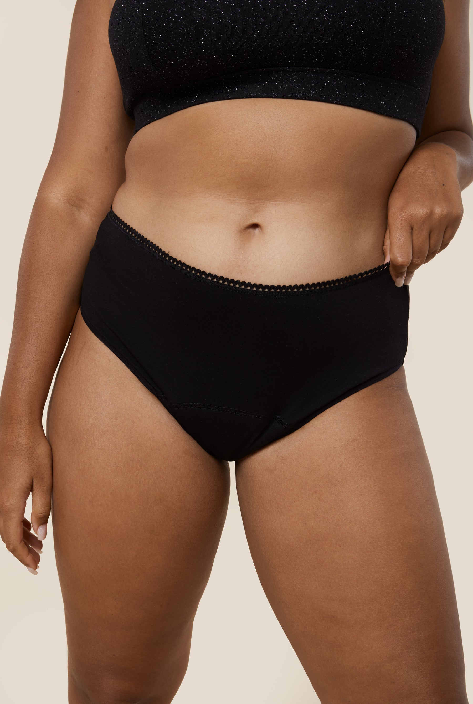 Weekiss Brazilian culotte menstruelle, culotte de regle flux abondant, culotte  menstruelle taille haute, coton