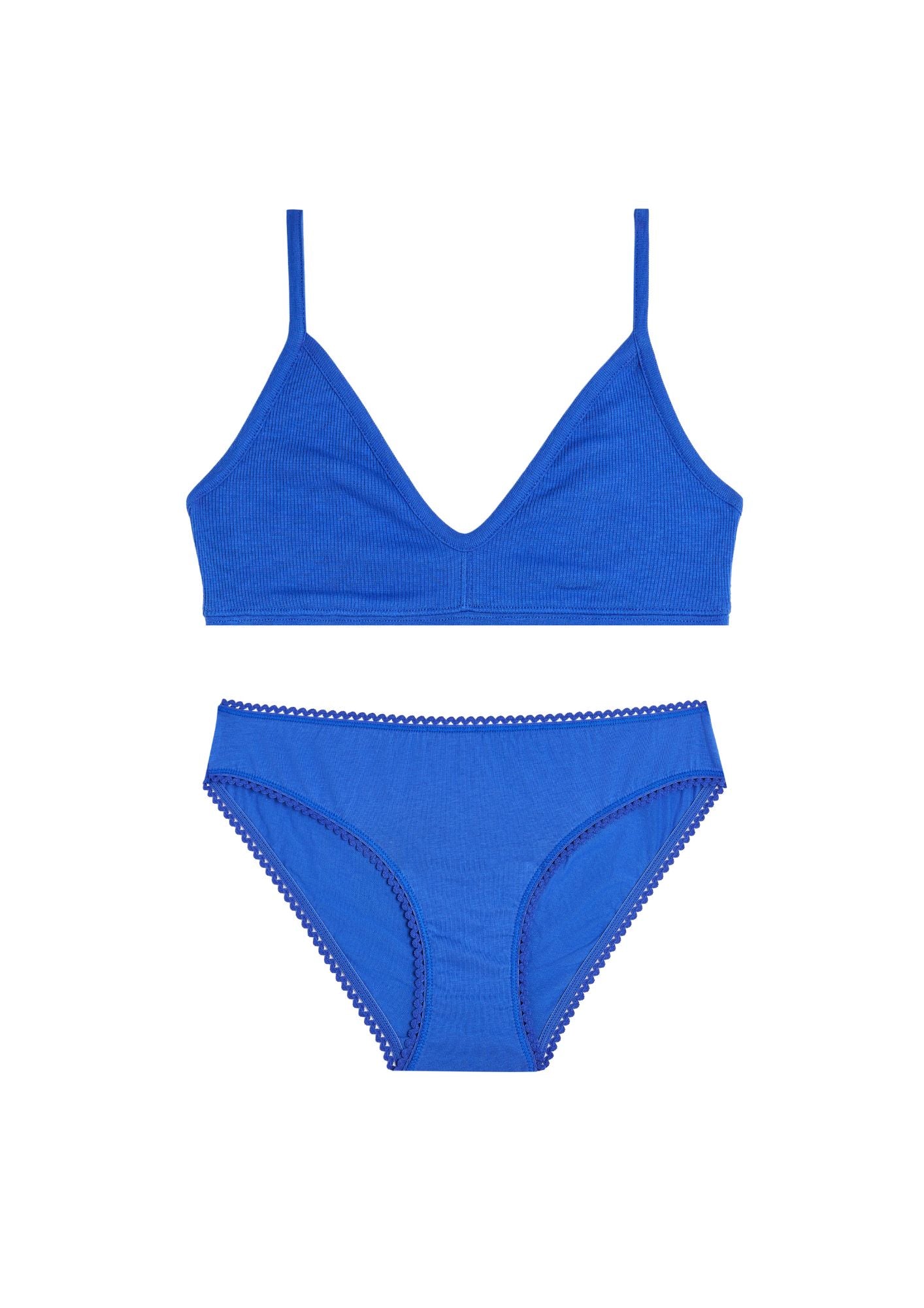 1 BRASSIÈRE + 1 CULOTTE - Bleu Klein