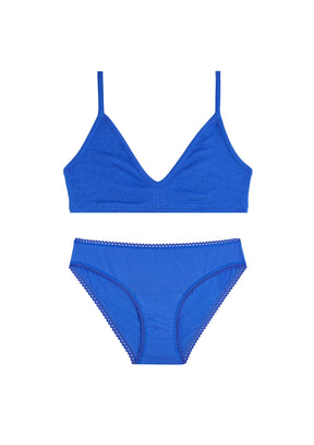 1 BRASSIÈRE + 1 CULOTTE - Bleu Klein