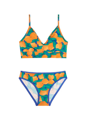 1 BRASSIÈRE + 1 CULOTTE - Tangerine