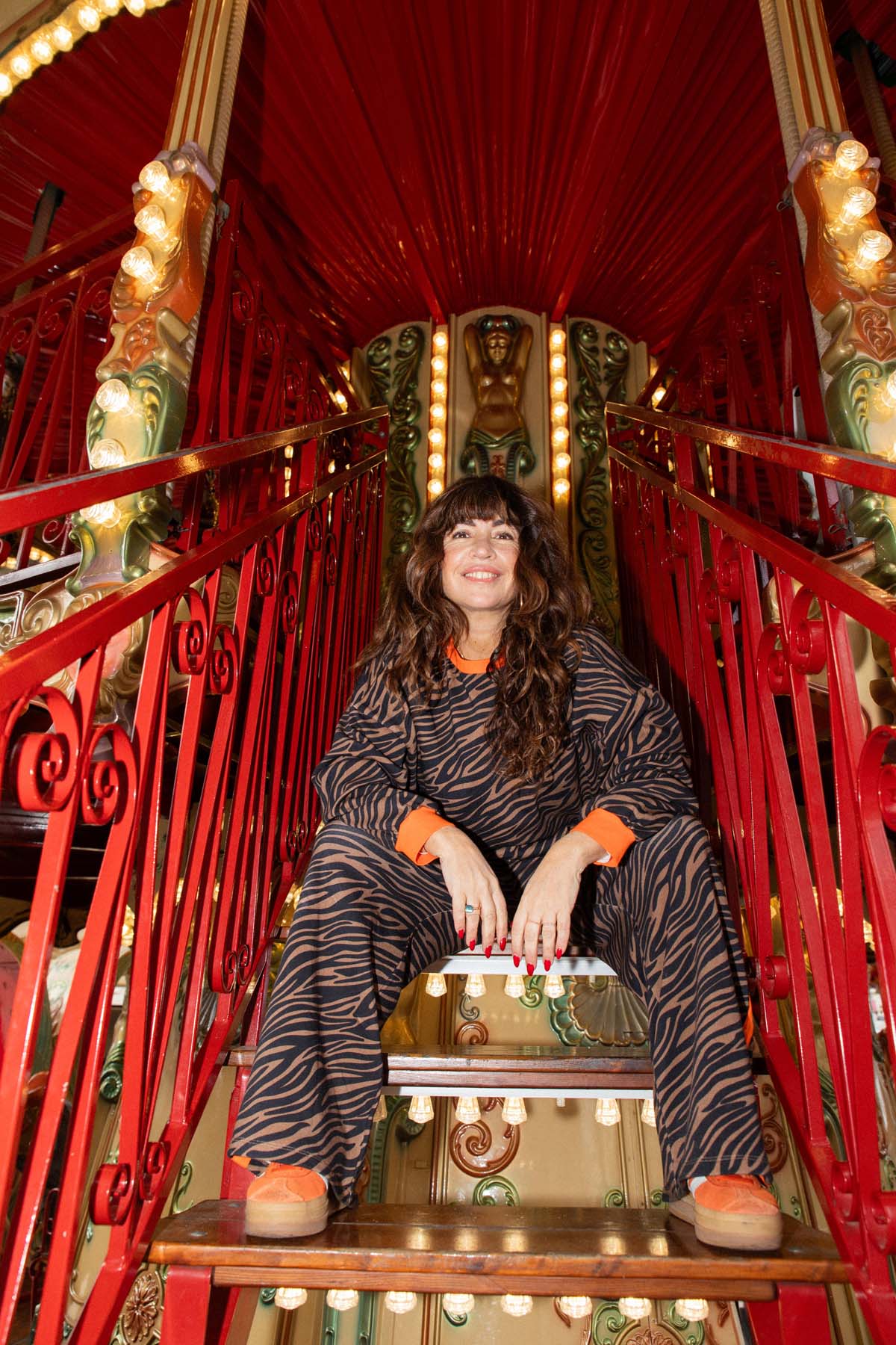 Elsa fait du 38 et porte une taille XS/S en haut et S en bas