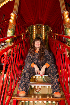 Elsa fait du 38 et porte une taille XS/S en haut et S en bas