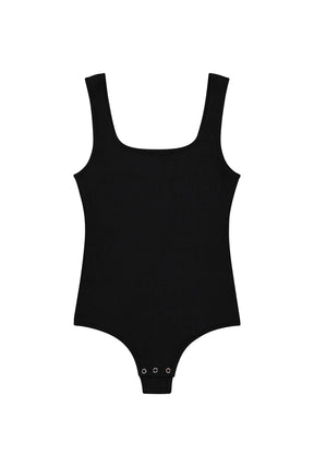 Organic Cotton Tank Top - Black