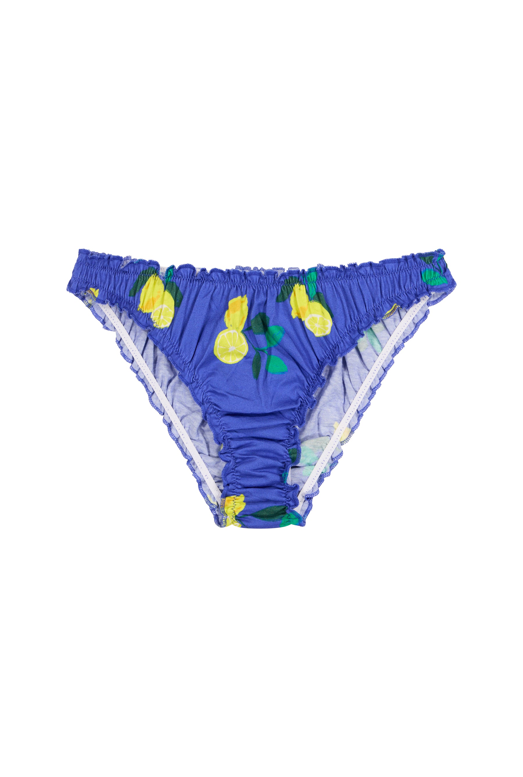 Organic Cotton Bloomer - Royal Blue Lemons
