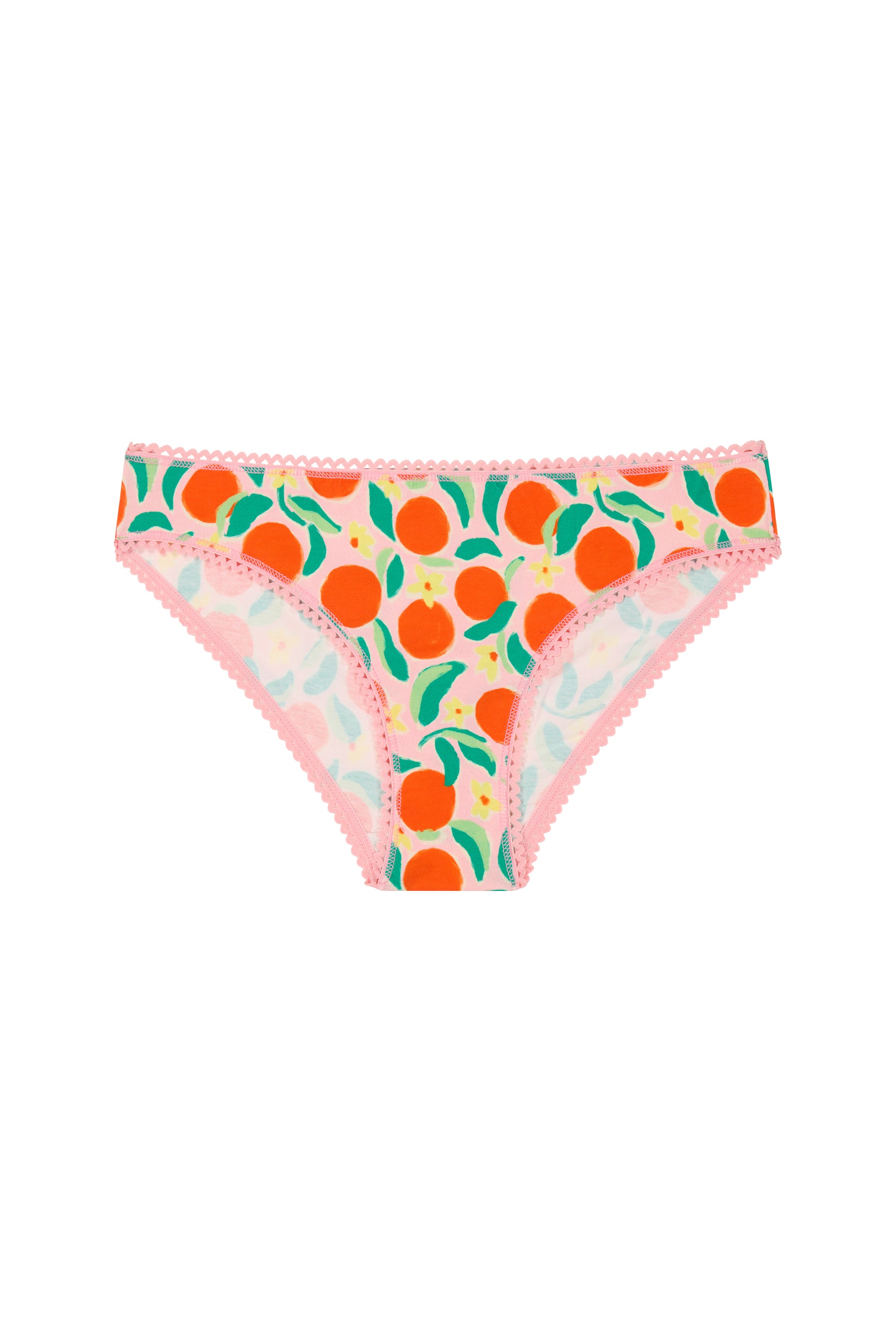 Culotte en dentelle ajourée fleurie - Jaune - Femme - 6.00 Culotte en dentelle ajourée fleurie - Jaune - Femme - 6.00