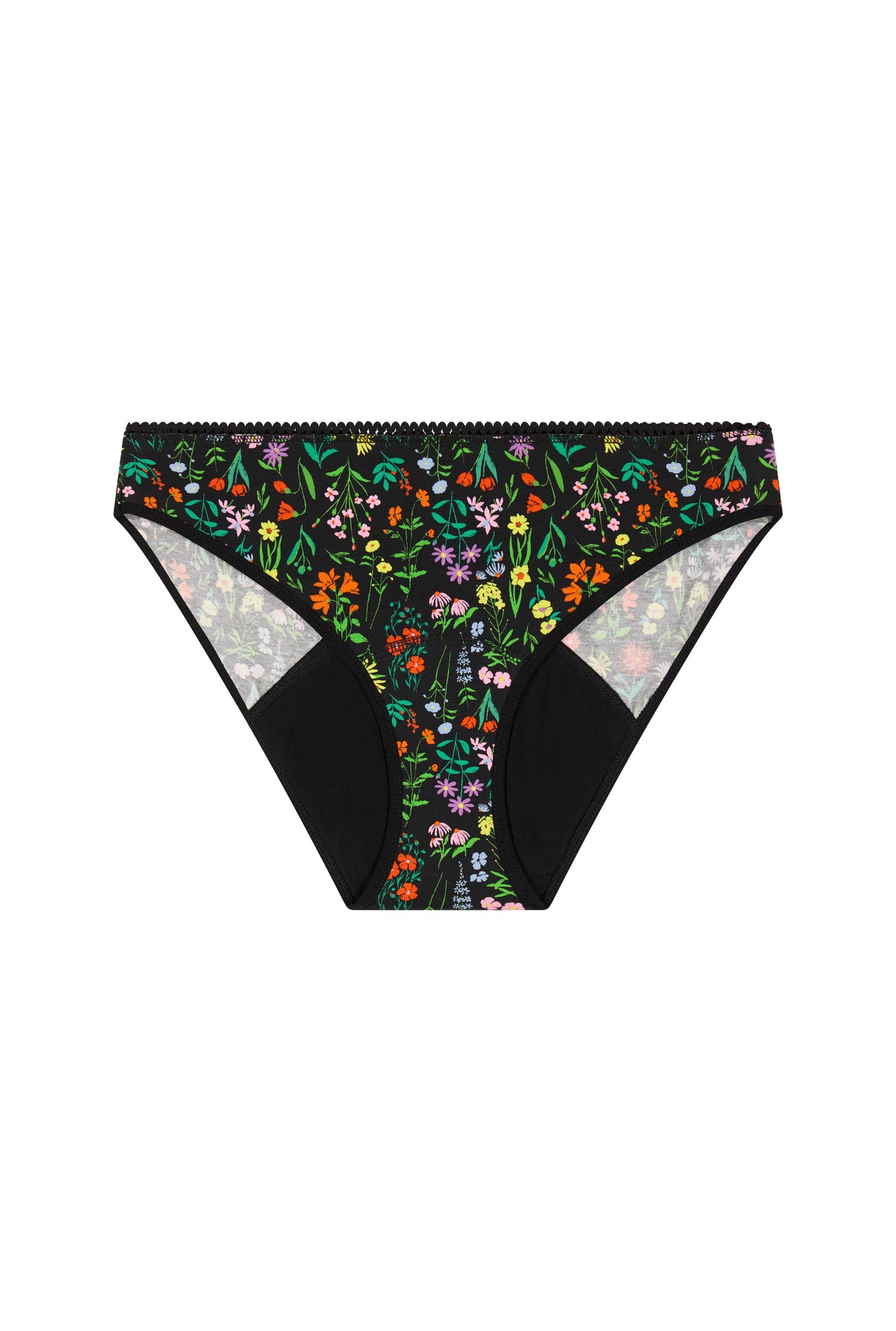 Culotte menstruelle GOTS - Flux abondant | Pampa Noir