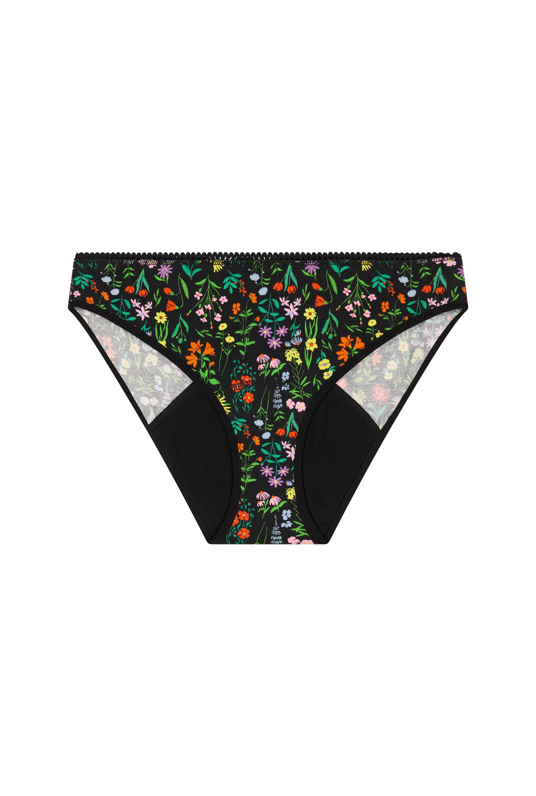 Culotte menstruelle GOTS - Flux abondant | Pampa Noir