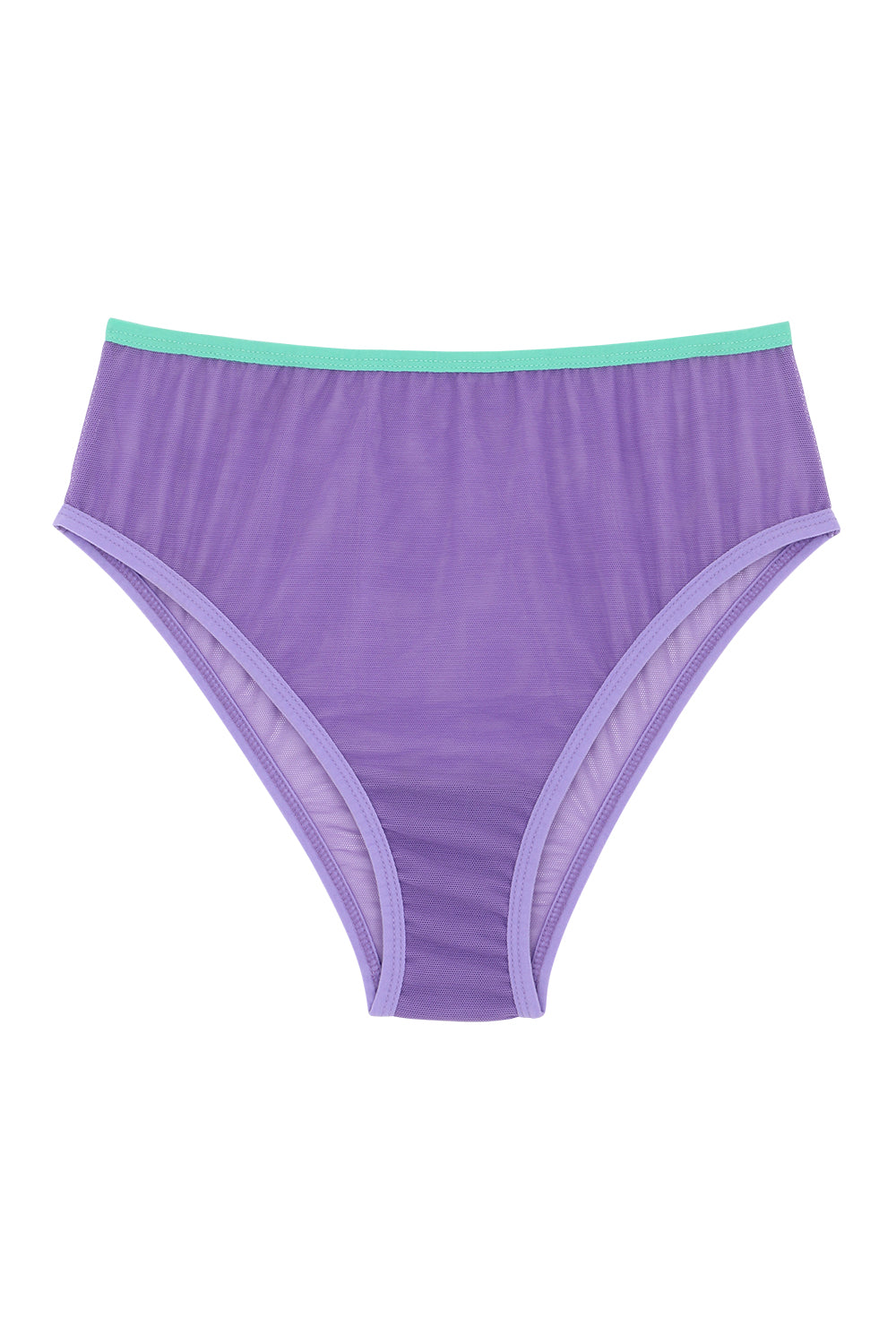 Culotte Taille Haute Tulle - Violet