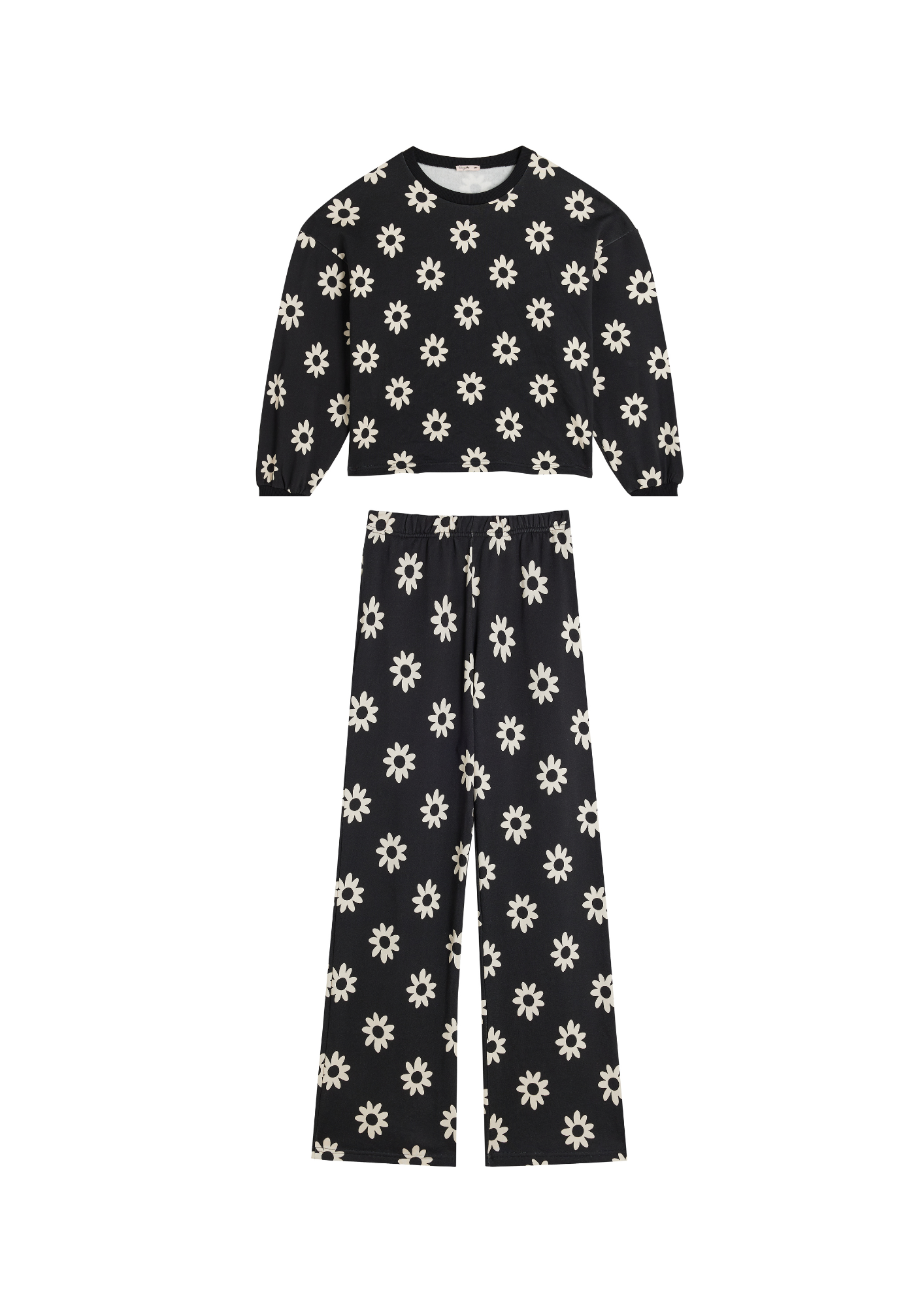 100% Cotton Sweatshirt & Jogging - Black Dahlia