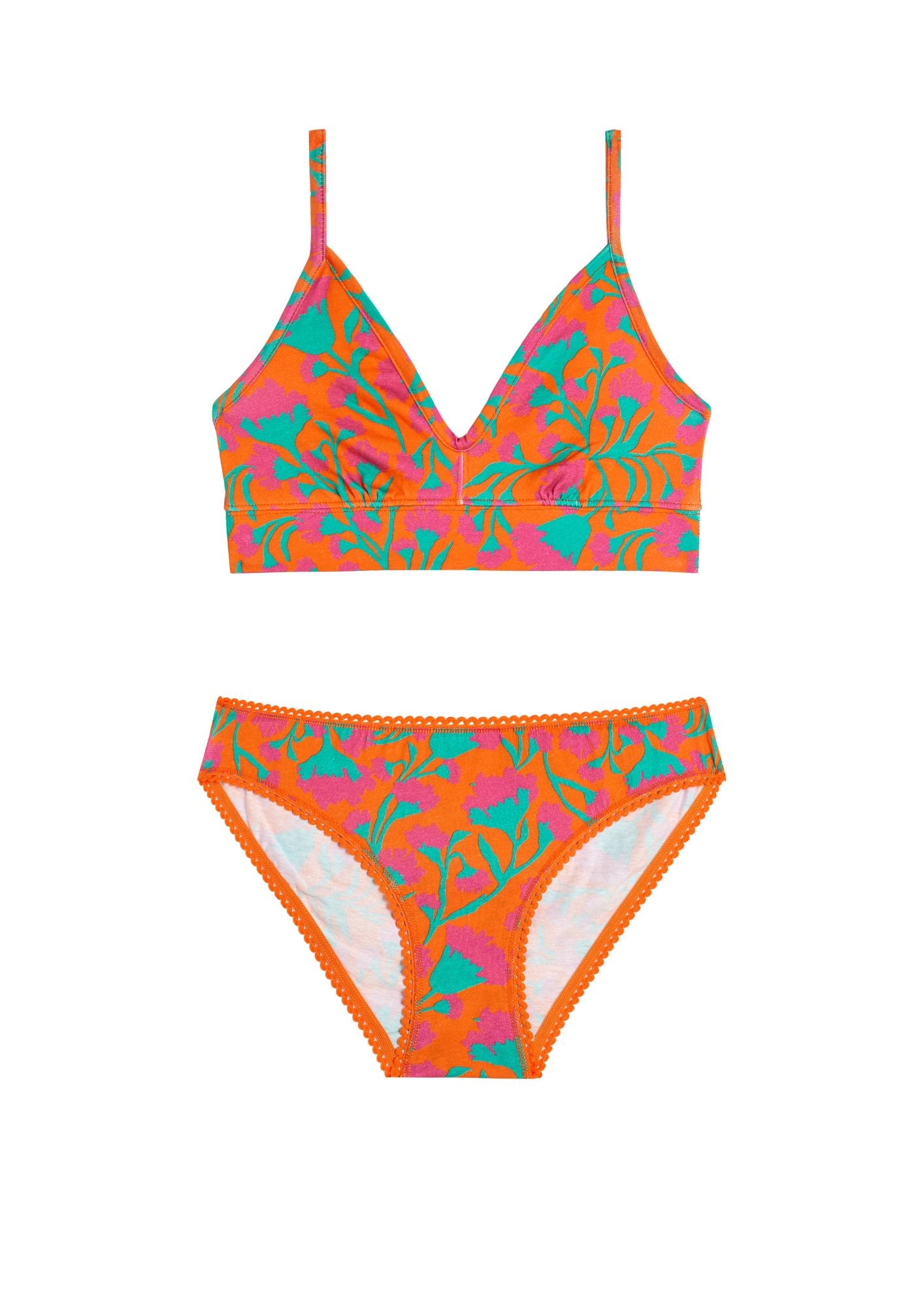 1 BRASSIÈRE + 1 CULOTTE - Néroli Fuchsia