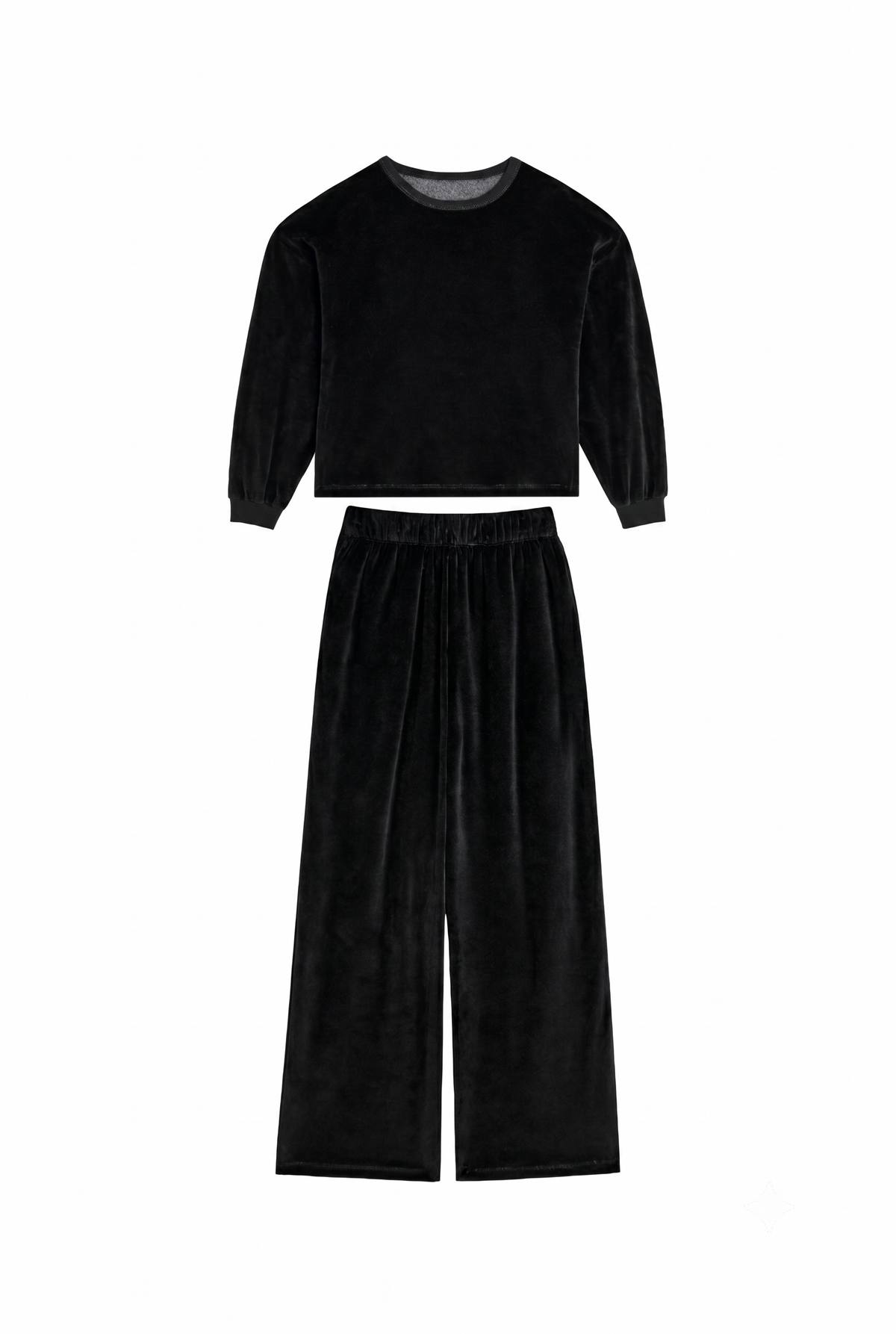 Sweat & Pantalon Velours - Noir