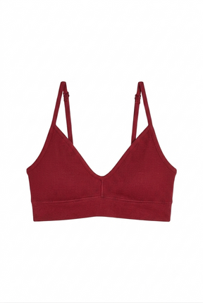Brassière Coton BIO - Cerise
