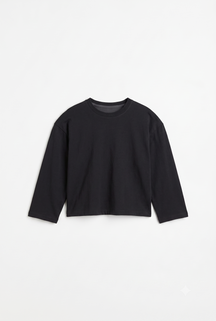 T-shirt Oversize Coton BIO - Noir
