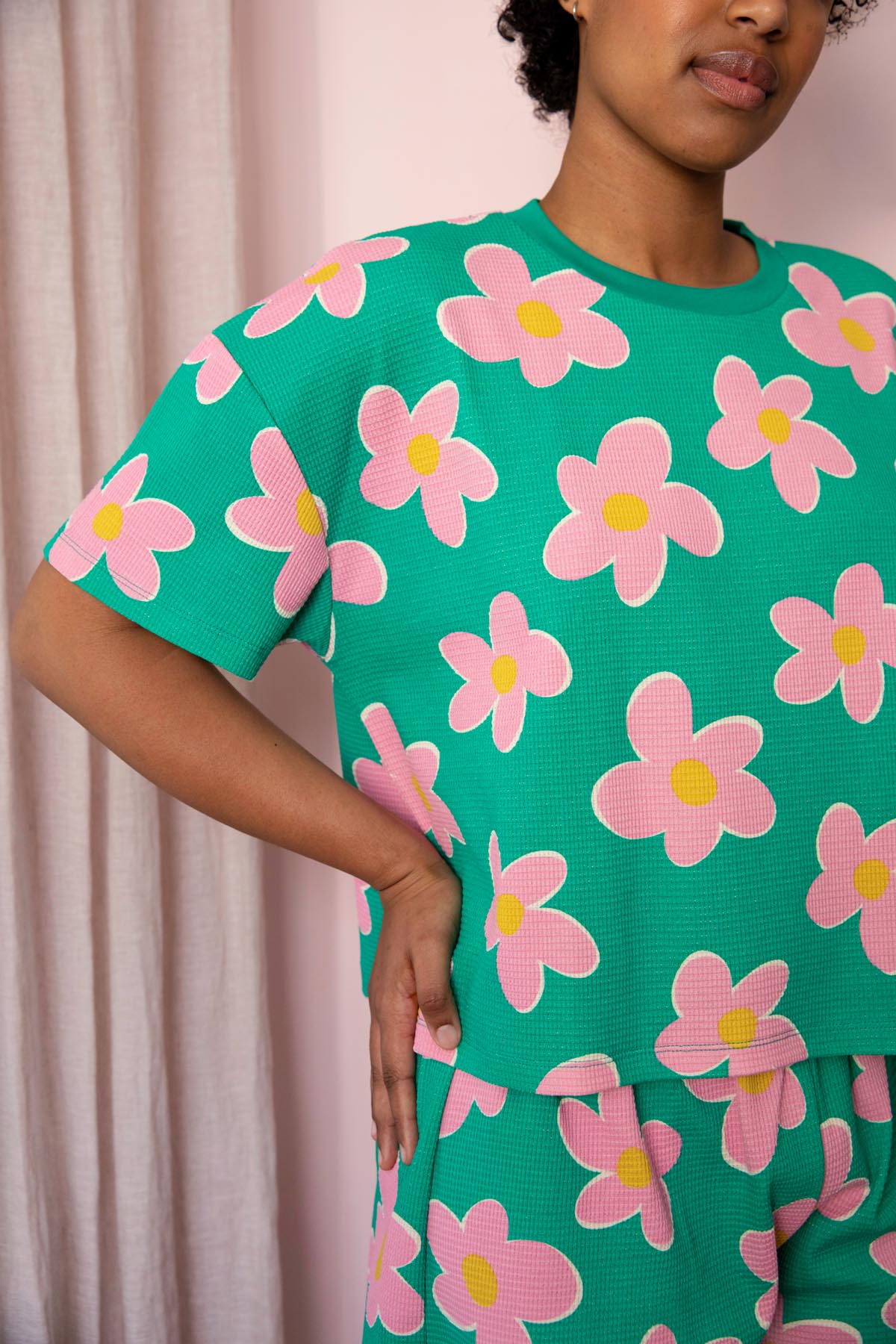 Marie-Charles is a size 38 and wears a size M