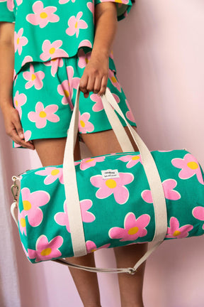 Simon WAJ x Hindbag Duffle Bag - Big Flowers