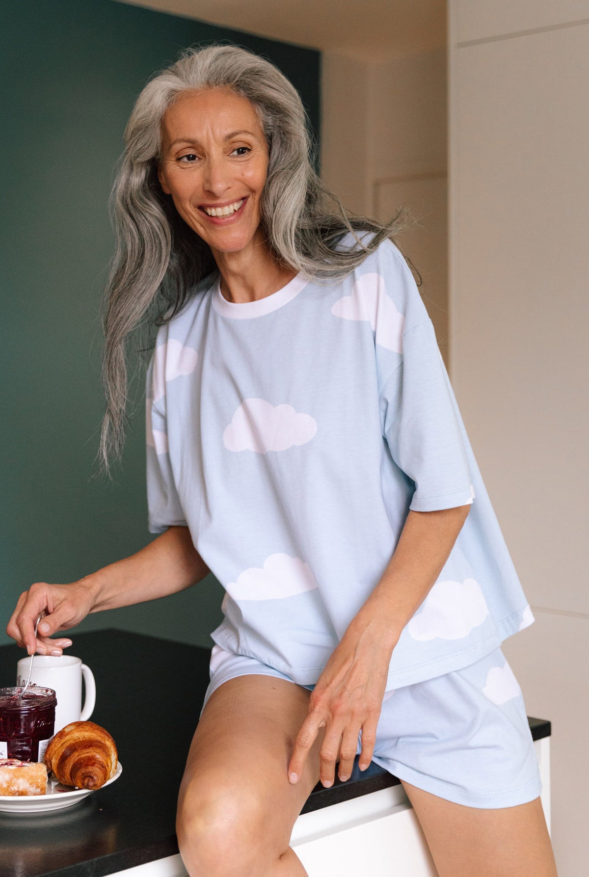 Pyjama coton BIO - Nuages