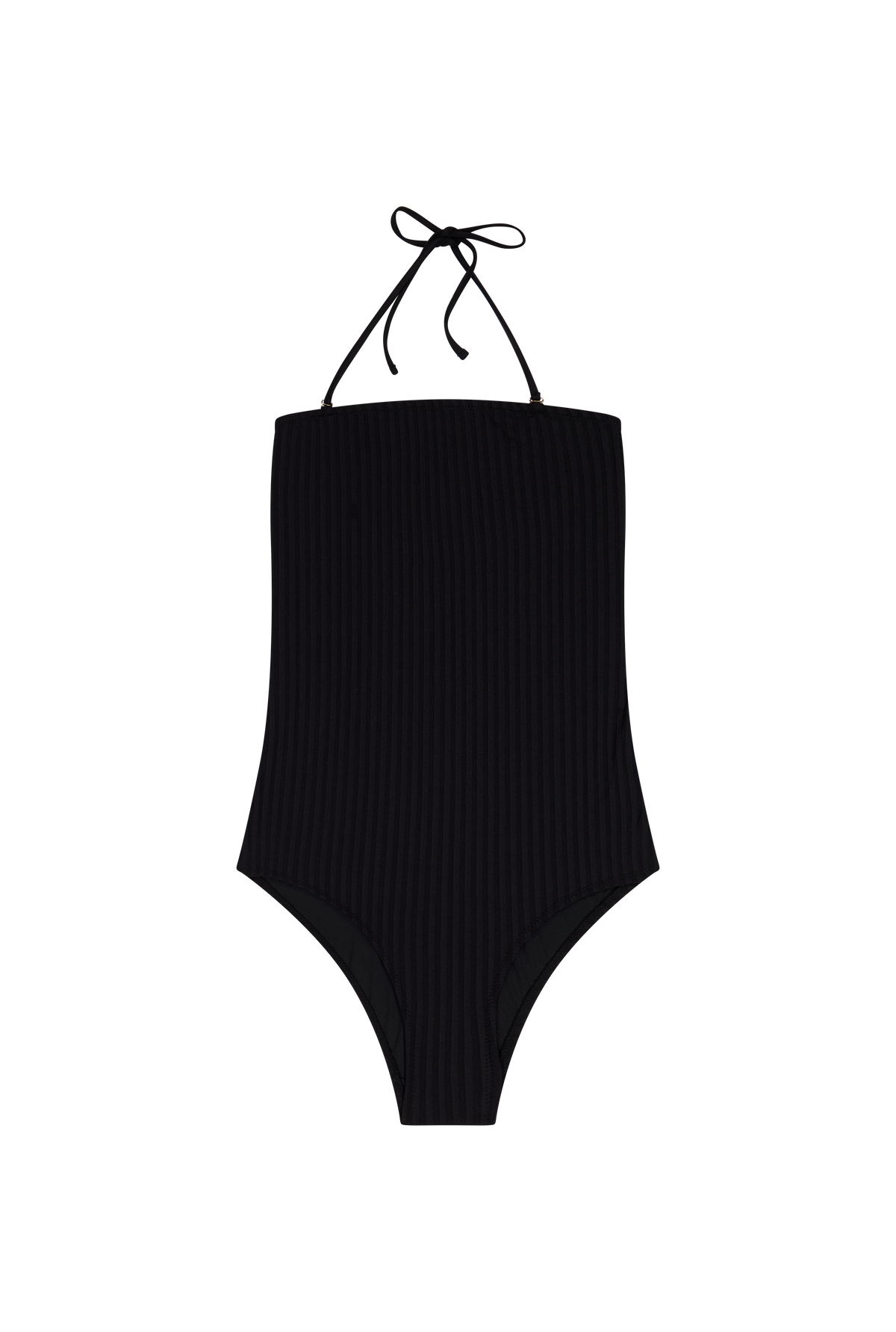 One-Piece Strapless Swimsuit - Black