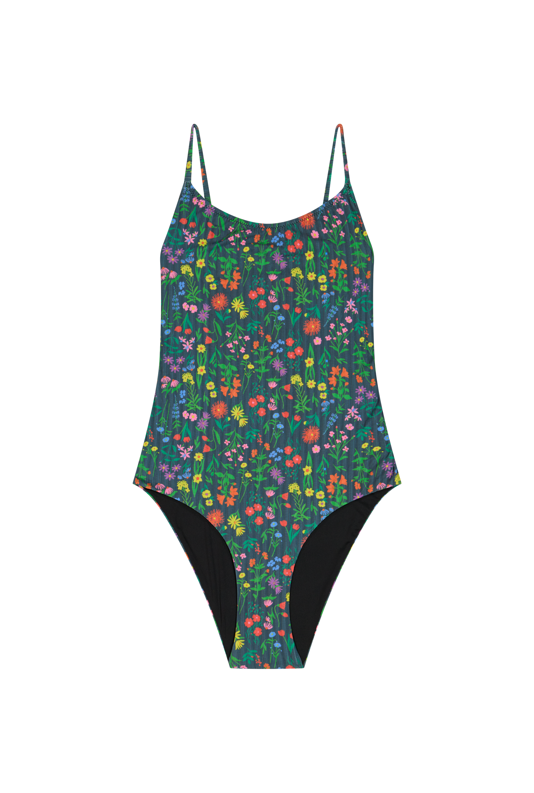 Maillot 1 Pièce Classique - Pampa Noir