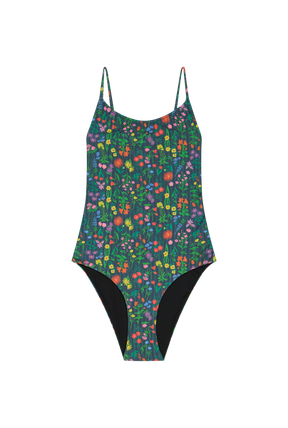Maillot 1 Pièce Classique - Pampa Noir