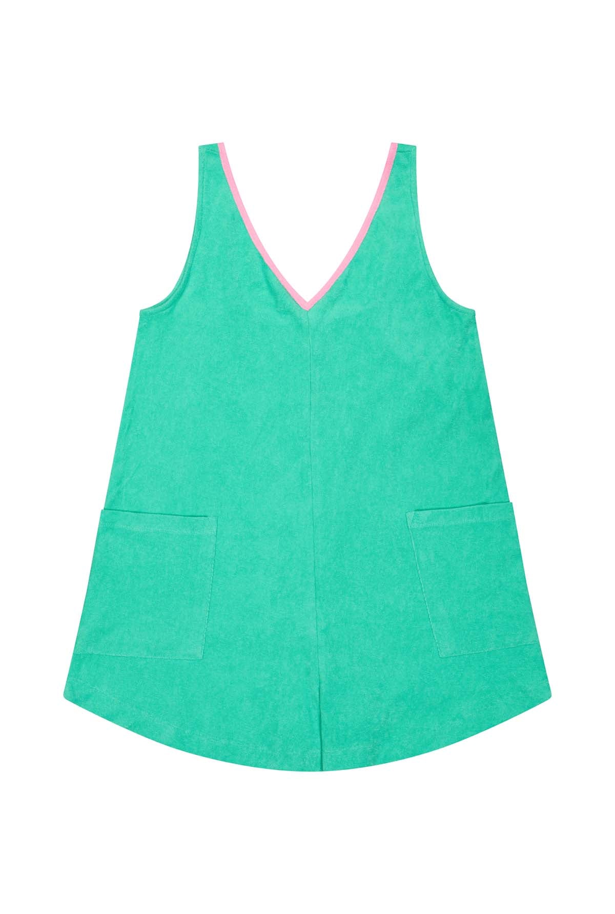 Combishort Éponge Coton BIO - Vert