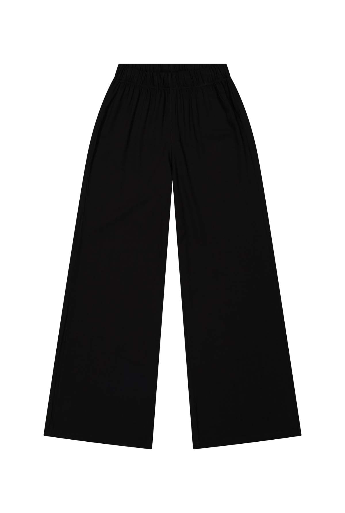 Pantalon Fluide Viscose - Noir