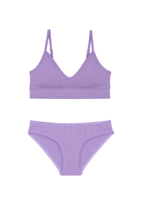 1 BRASSIERE + 1 CULOTTE - VIOLET