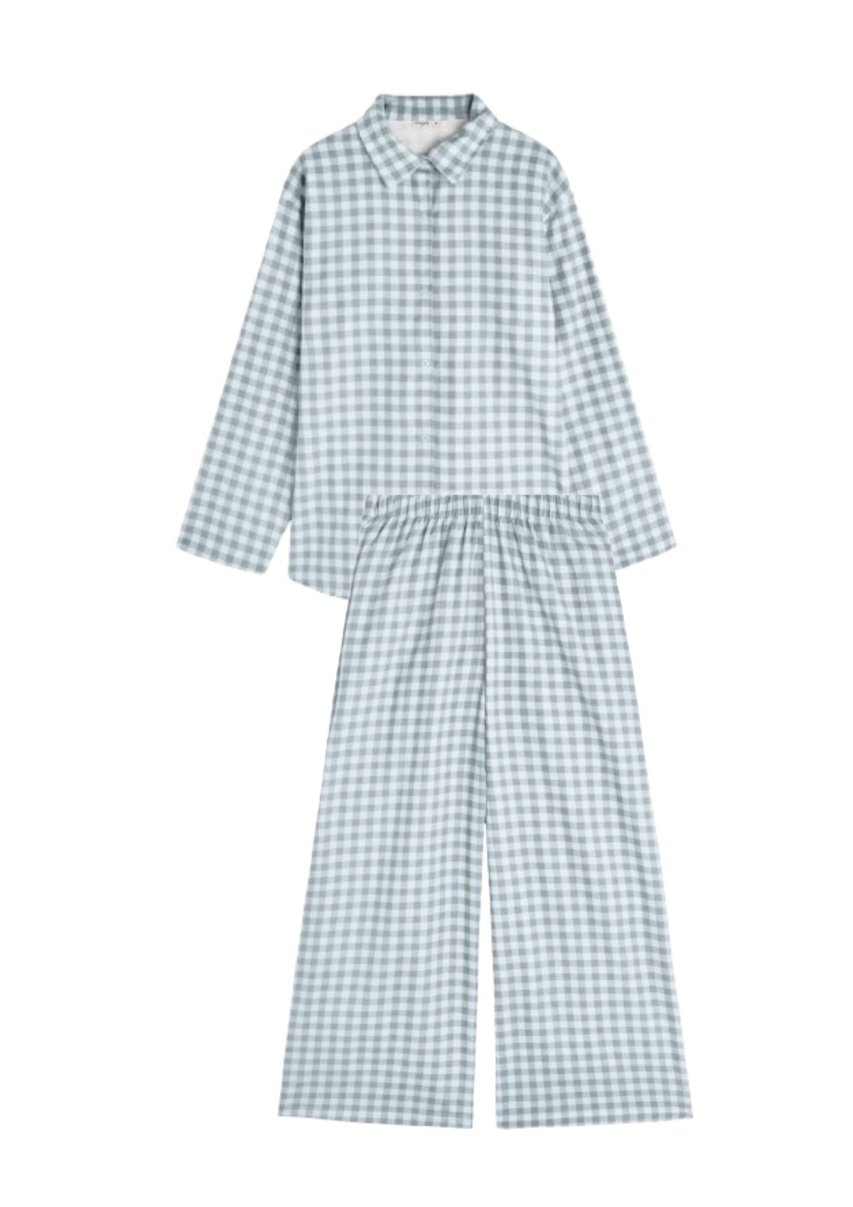 Pyjama Long Flanelle - Vert