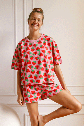 Pyjama coton BIO - Strawberry