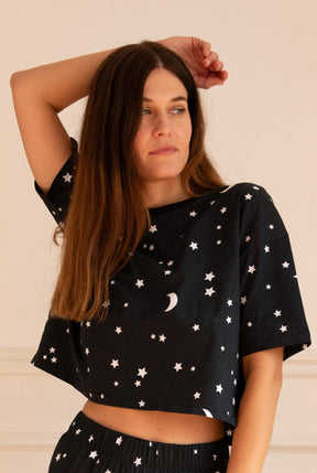 Pyjama coton BIO T-shirt - astro - T-shirts - We Are Jolies