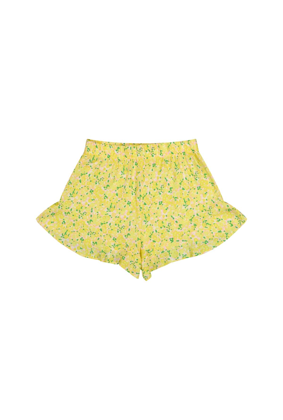 Short à Volants - Confettis jaune