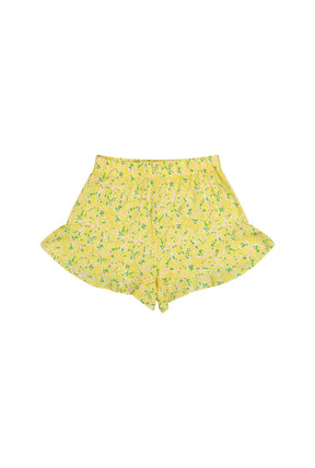 Short à Volants - Confettis jaune