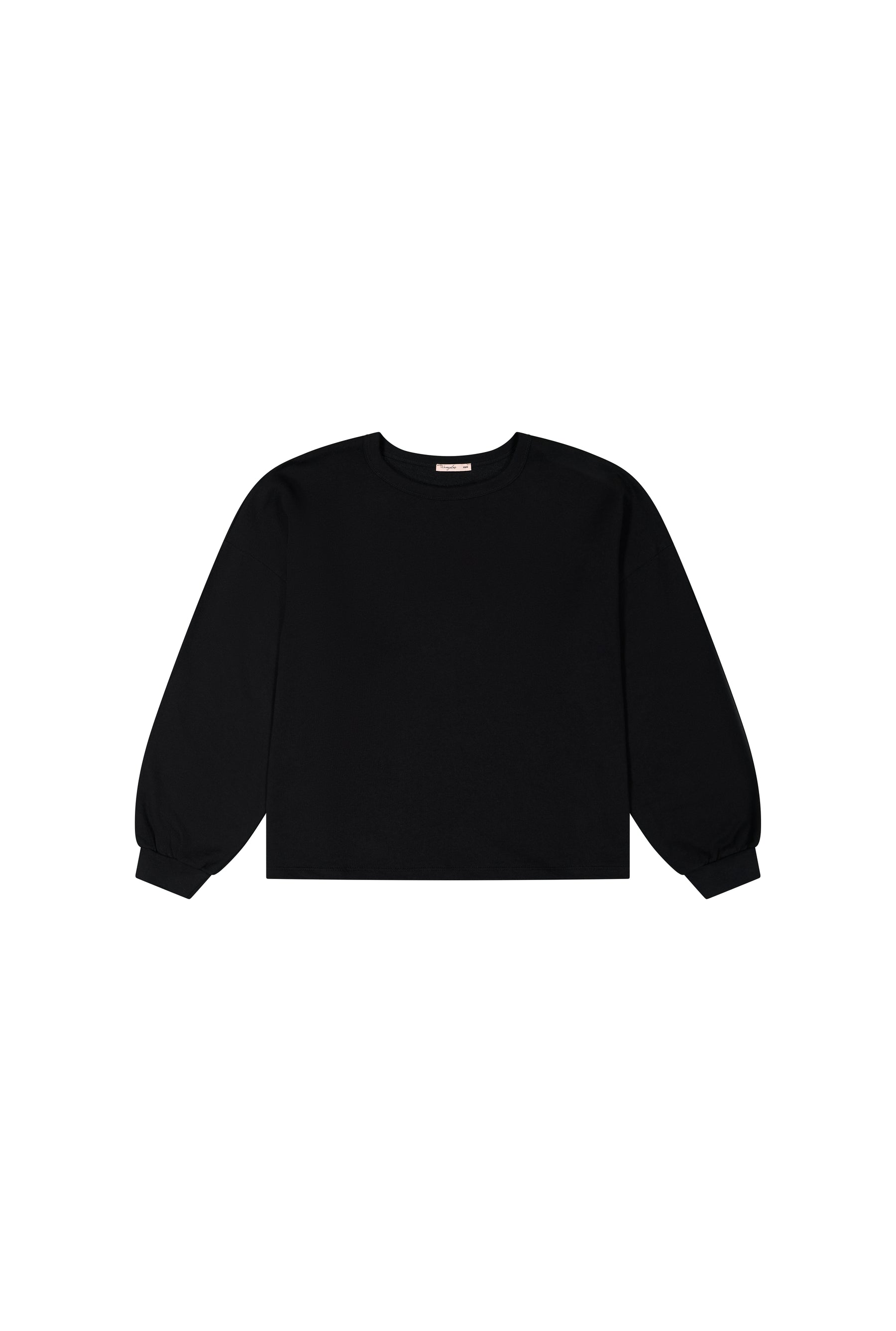 100% Organic Cotton Sweatshirt - Black